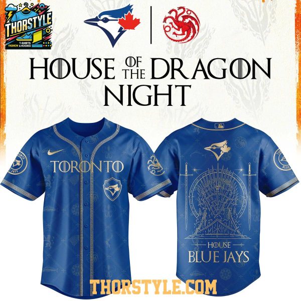 Toronto Blue Jays x House Of The Dragons 2026 GOT Night Baseball Jersey