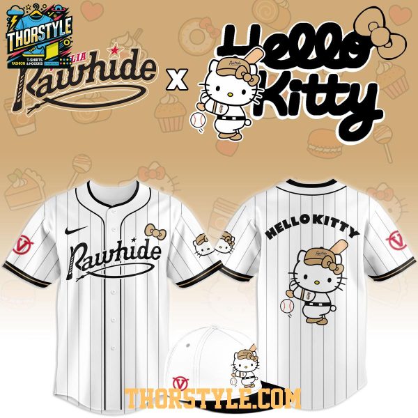 Visalia Rawhide x Hello Kitty Classic Striped 2026 Night MiLB Game Jersey