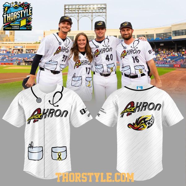 Akron RubberDucks Family Center Commemorative 2026 MiLB Personalized Jersey