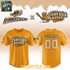 Akron RubberDucks x Akron Cream Stick Donuts 2026 Yellow Night Baseball Jersey