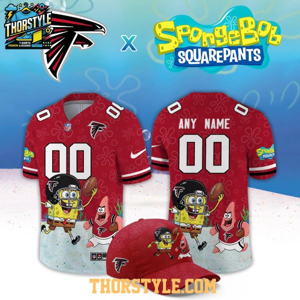 Atlanta Falcons x SpongeBob Squarepants 2026 Night Custom Football Jersey