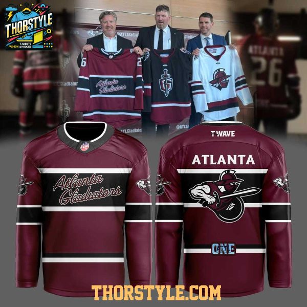 Atlanta Gladiators New Uniform New Season New Team 2026 Hockey Jersey