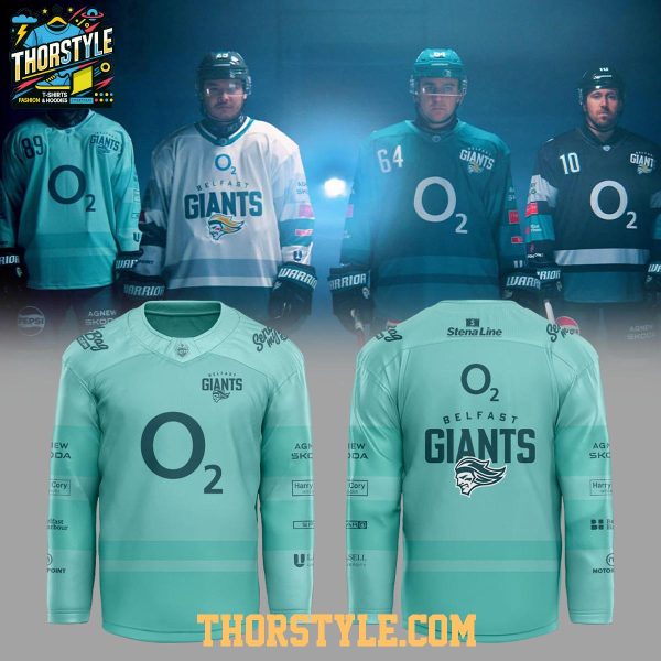 Belfast Giants The Beginning Of A New Era 2026-2027 Personalized Hockey Jersey