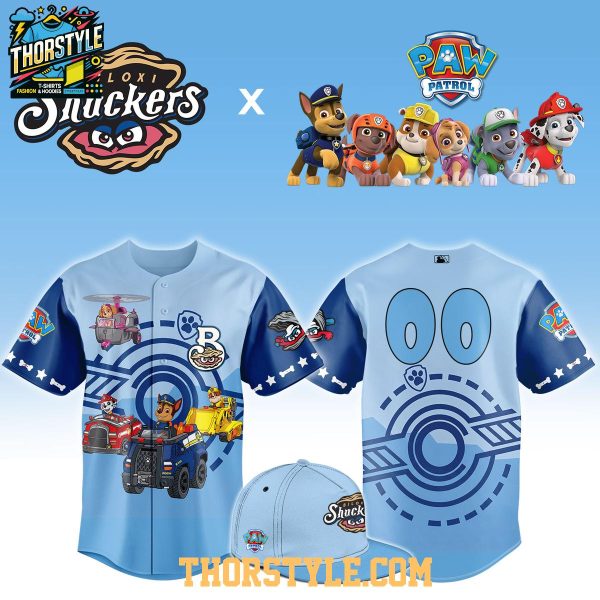 Biloxi Shuckers Paw Patrol MiLB 2026 The Movie Personalized Baseball Jersey