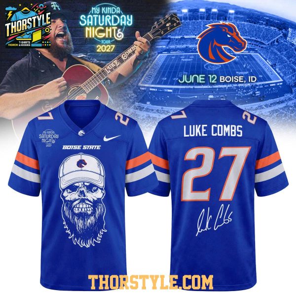 Boise State Broncos x Luke Combs My Kinda Saturday Night Tour 2027 Jersey