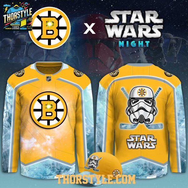 Boston Bruins 2026 Star Wars Theme Game Night Hockey Jersey