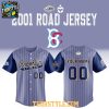 Brooklyn Cyclones 2021 2026 Road Class Stripes Personalized Baseball Jersey