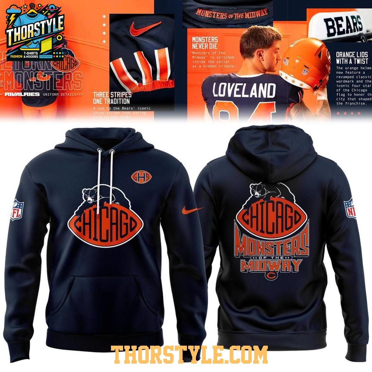 Chicago Bears 2026 Rivalries x Monster Of Midway City Edition Hoodie Shirts Chicago Bears 2026 Rivalries x Monster Of Midway City Edition Hoodie Shirts