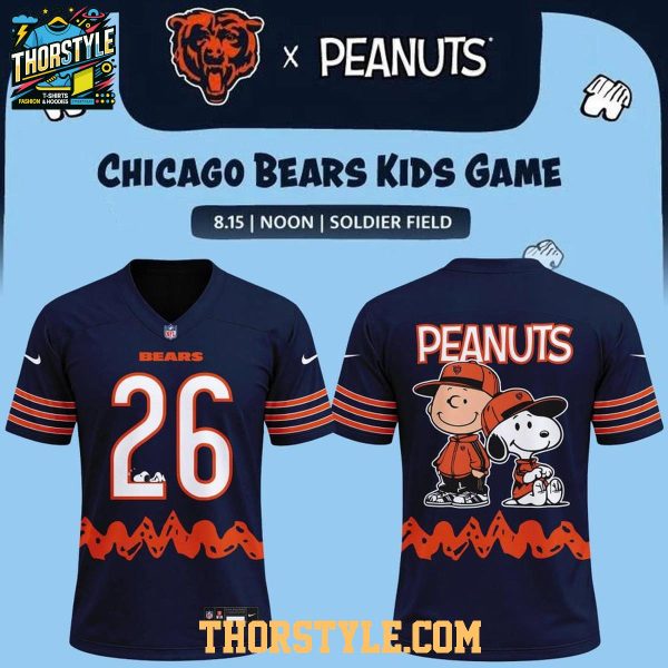 Chicago Bears x Peanuts Night 2026 Snoopy Game Football Jersey