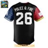 Chicago White Sox Police And Fire Night 2026 Personalized Baseball Jersey