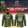 Cincinnati Cyclones 2026 Top Gun Night Military Personalized Hockey Jersey