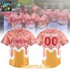 Columbus Clingstones x Icecream Night 2026 Cure Cancer Baseball Jersey
