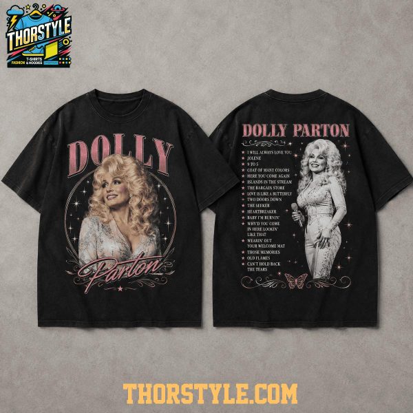 Dolly Parton 2026 Pink Song List The Memories Live On Hoodie T-Shirt