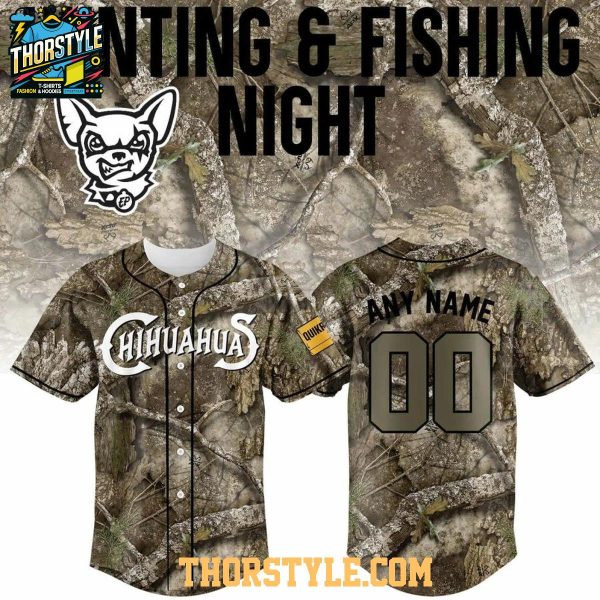 El Paso Chihuahuas Hunting and Fishing Night 2026 Game Custom Baseball Jersey