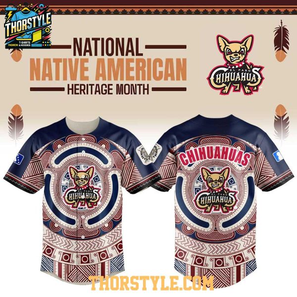 El Paso Chihuahuas Native American Heritage Night 2026 Custom MiLB Jersey