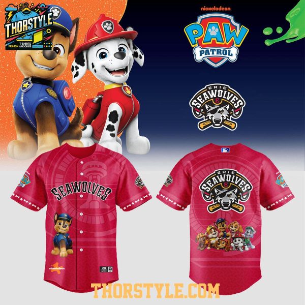 Erie Seawolves Paw Patrol Adventure 2026 Night Personalized MiLB Jersey