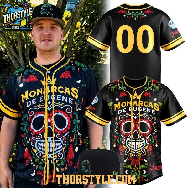 Eugene Emeralds 2026 Monarcas De Eugene All Dark Night Baseball Jersey