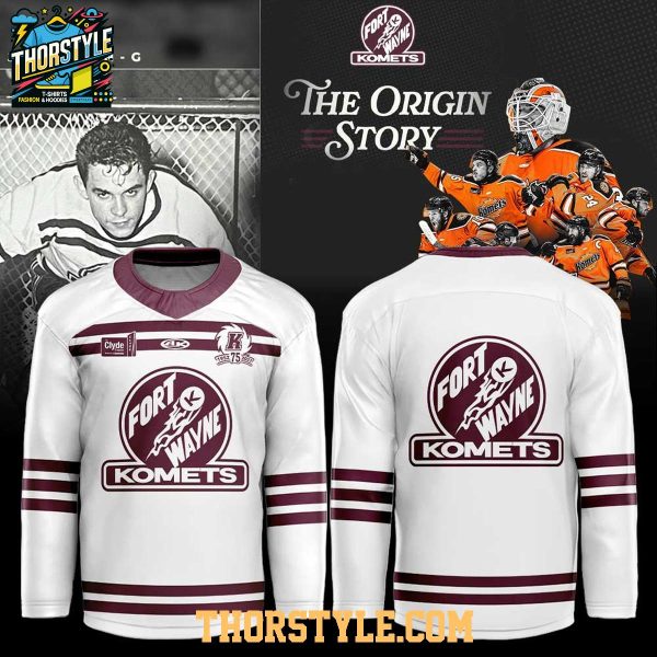 Fort Wayne Komets 1952 The Origin Story Personalized Hockey Jersey