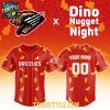 Fresno Grizzlies Dino Nugget Night 2026 All Red Custom Baseball Jersey