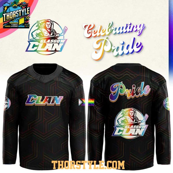 Glasgow Clan x Pride Night 2026 Hockey Night Personalized Jersey Black