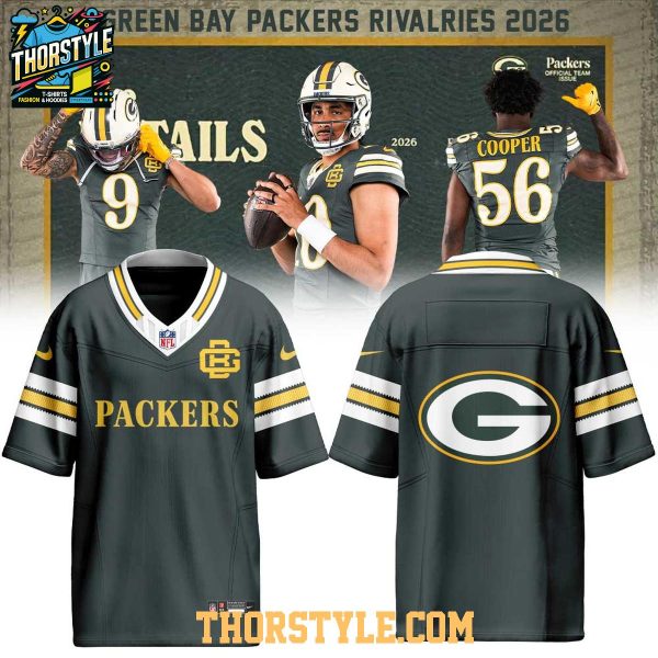 Green Bay Packers x Rivalries NFL 2026 History Makers Personalized Football Jersey