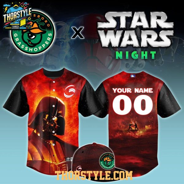 Greensboro Grasshoppers x Star Wars 2026 Night Custom MiLB Jersey