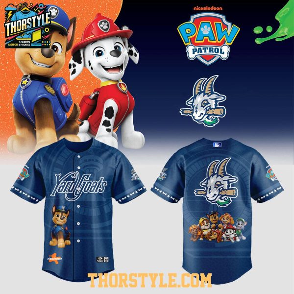 Hartford Yard Goats Paw Patrol Adventure 2026 Night Personalized MiLB Jersey