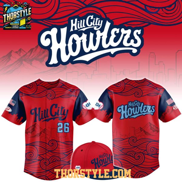 Hill City Howlers 2026 MiLB x Mustaches For Kids Personalized Baseball Jersey