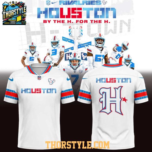Houston Texans x Rivalries NFL 2026 By For The H Personalized Football Jersey