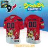 Houston Texans x SpongeBob Squarepants 2026 Night Custom Football Jersey 1 Houston Texans x SpongeBob Squarepants 2026 Night Custom Football Jersey