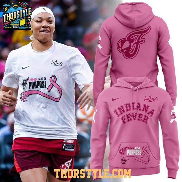 Indiana Fever LaCroix Pink For Purpose 2026 Tribute Night Hoodie Shirts