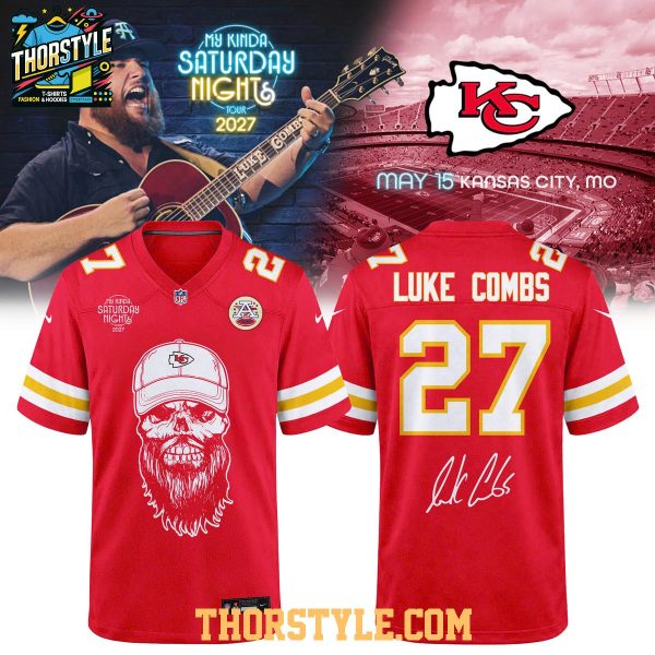 Kansas City Chiefs x Luke Combs My Kinda Saturday Night Tour 2027 Jersey