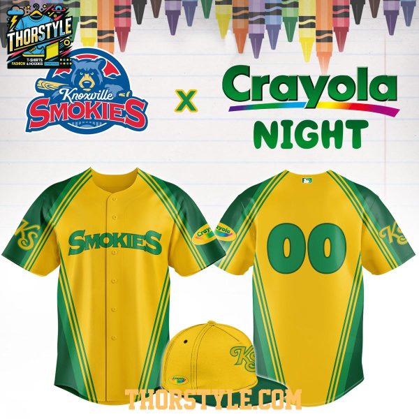 Knoxville Smokies Crayola Night MiLB Theme Night 2026 Personalized Jersey