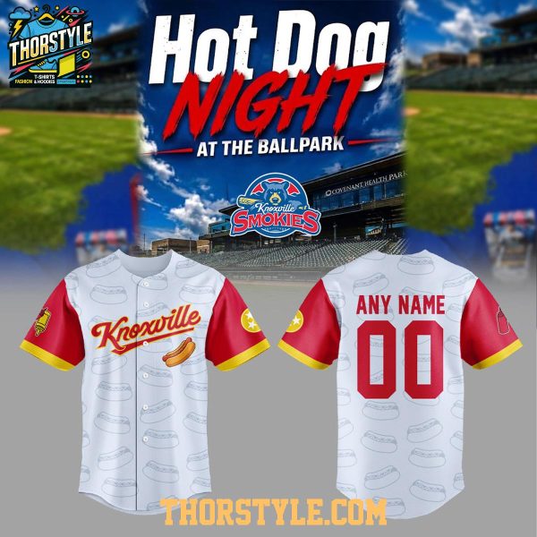 Knoxville Smokies Hot Dog Night 2026 Tribute MiLB Game Personalized Jersey
