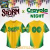 Lake Elsinore Storm Crayola Night MiLB Theme Night 2026 Personalized Jersey