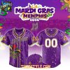 Memphis Redbirds Mardi Gras 2026 Night Game Personalized Baseball Jersey