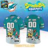 Miami Dolphins x SpongeBob Squarepants 2026 Night Custom Football Jersey 1 Miami Dolphins x SpongeBob Squarepants 2026 Night Custom Football Jersey