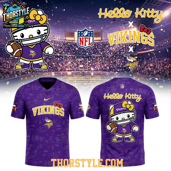 Minnesota Vikings Hello Kitty 2026 x NFL Theme Night Football Jersey