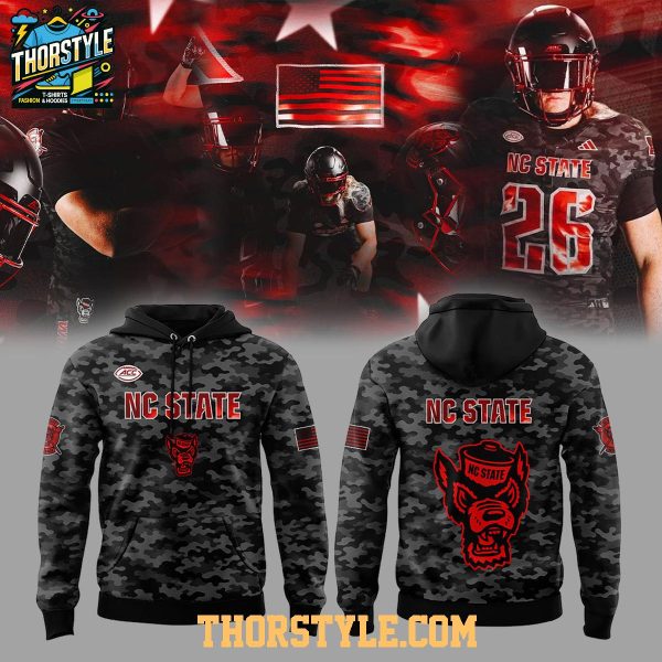 NC State Wolfpack x Military Appreciation Uniform 2026 Hoodie T-Shirt