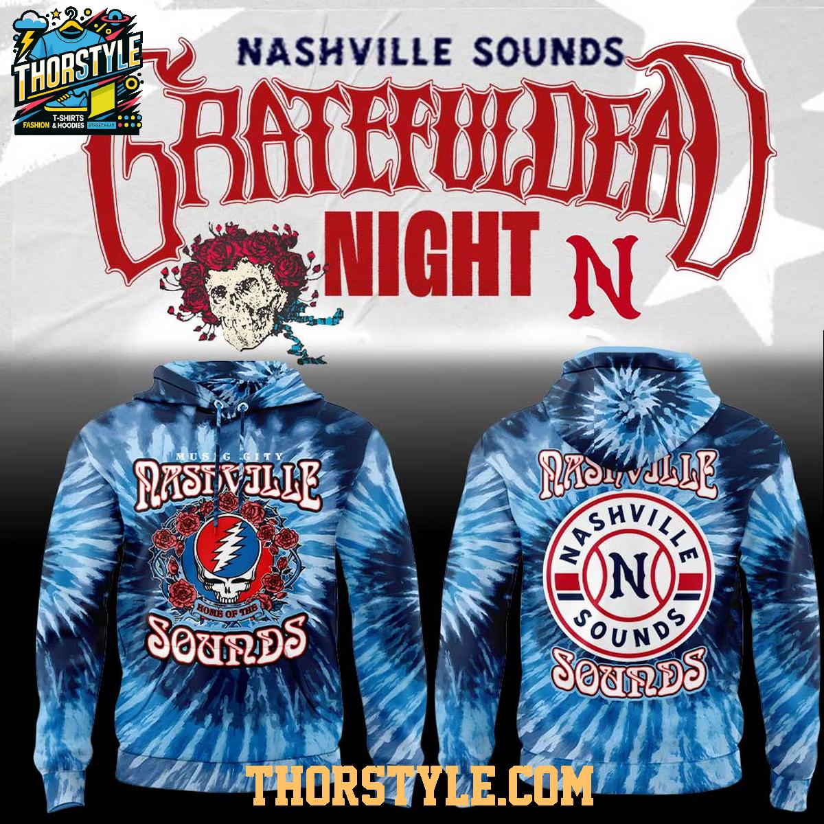 Nashville Sounds Grateful Dead Night 2026 Hockey Game Hoodie Shirts Nashville Sounds Grateful Dead Night 2026 Hockey Game Hoodie Shirts