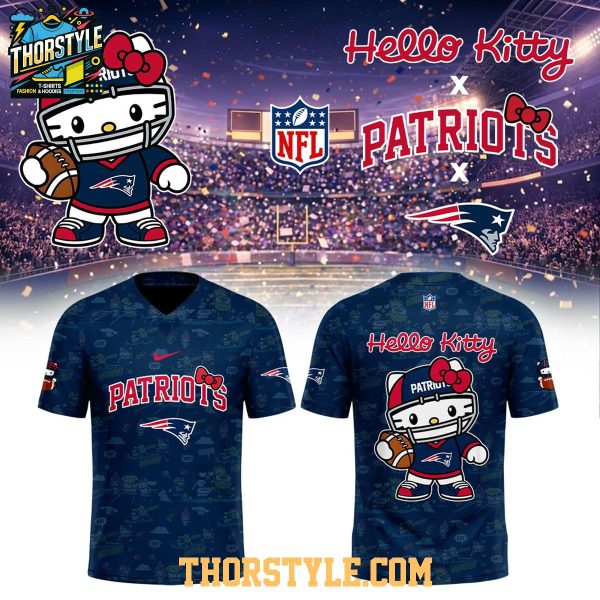 New England Patriots Hello Kitty 2026 x NFL Theme Night Football Jersey