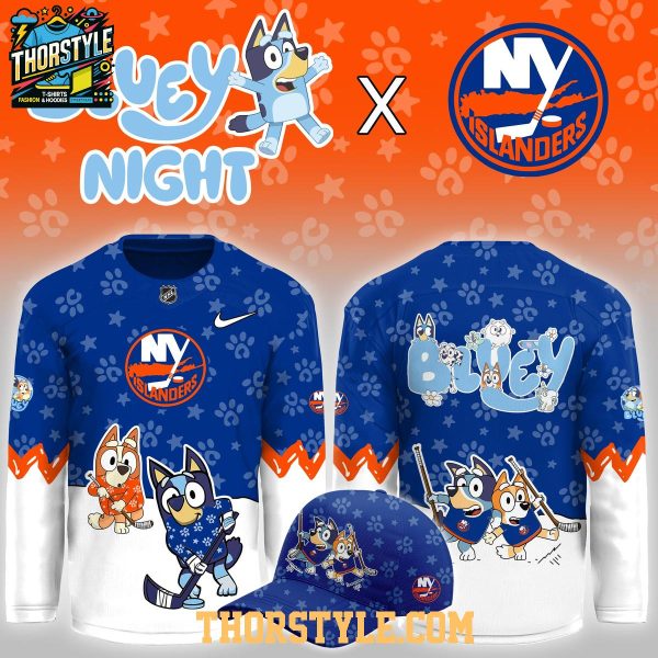 New York Islanders 2026 Bluey And Bingo Game Night Hockey Jersey