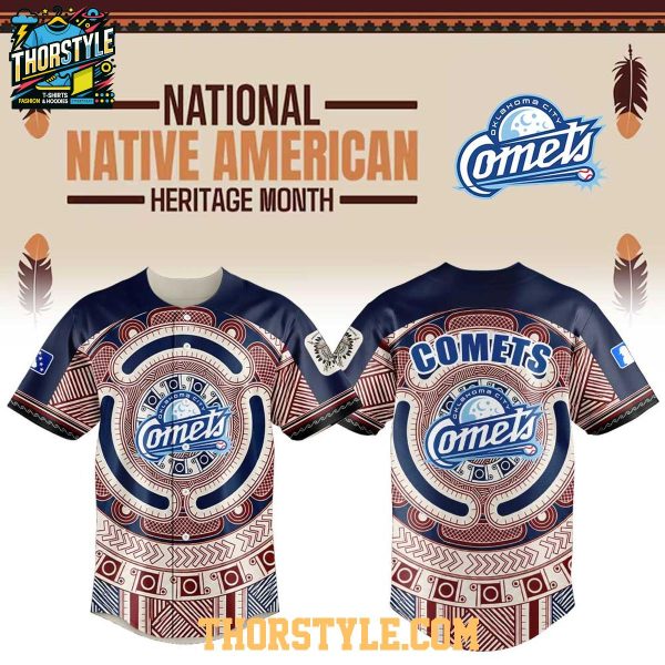 Oklahoma City Comets Native American Heritage Night 2026 Custom MiLB Jersey