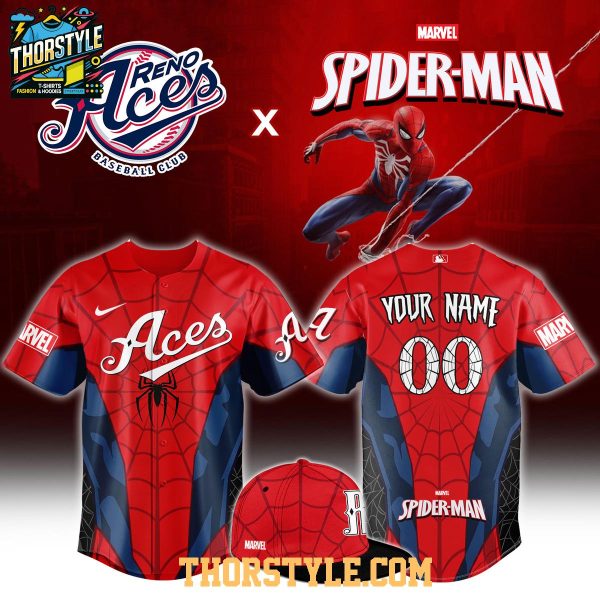 Reno Aces 2026 Spider-man Brand New Day Classic MiLB Baseball Jersey
