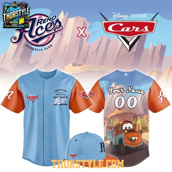 Reno Aces x Cars Night 2026 Tow Master Personalized Baseball Jersey