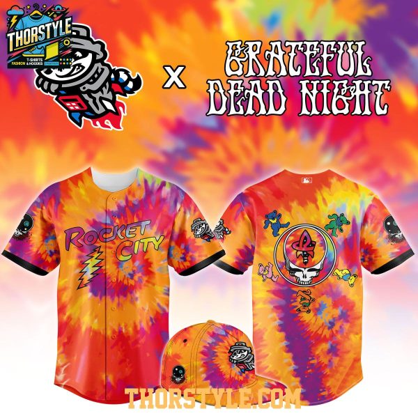 Rocket City Trash Pandas Grateful Dead 2026 Night MiLB Game Baseball Jersey