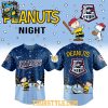 Round Rock Express Peanuts Night 2026 Christmas Game Snowy Baseball Jersey
