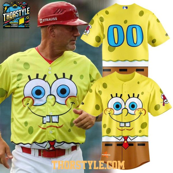 Springfield Cardinals x SpongeBob MiLB Nickelodeon Theme Night 2026 Jersey