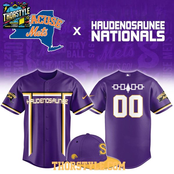 Syracuse Mets Haudenosaunee National 2026 Night MiLB Purple Jersey