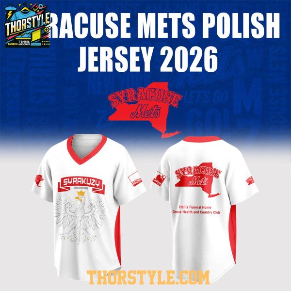 Syracuse Mets Polish Proud MiLB Game Night 2026 Personalized Jersey